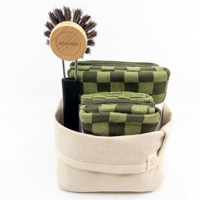 Olive Pistachio Chequer