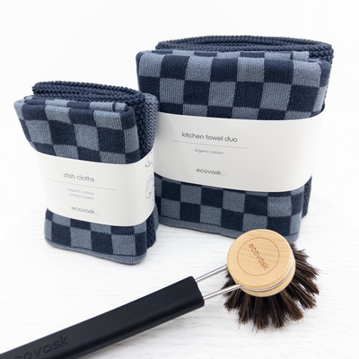 Navy Denim Chequer